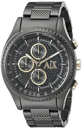 Armani Exchange Analog Black Dial Mens Watch - AX1604