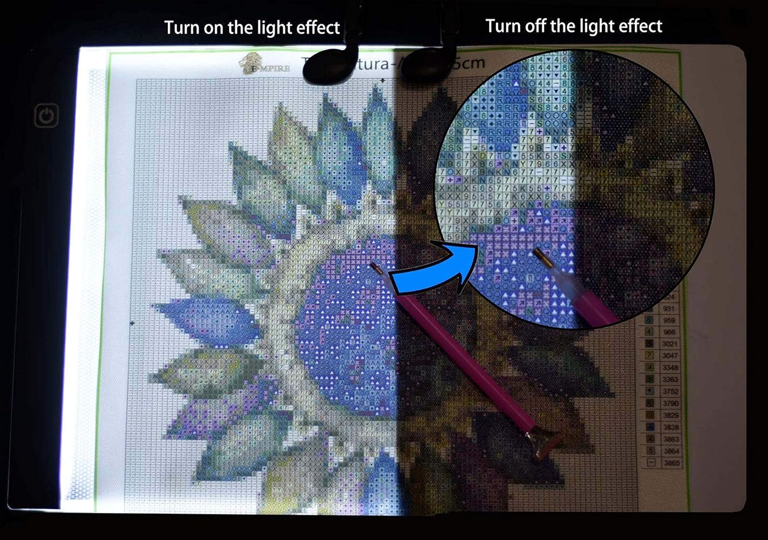 A4 Ultra-Thin Portable LED Light Box Tracer USB Power LED Artcraft Tracing Light Pad Light Box for Artists, Drawing, Sketching, Animation.