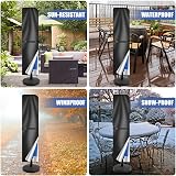 Teynewer Parasol Cover 240x57cm Waterproof Garden Umbrella 3-4m view 6