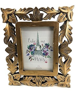 Raizel Creations Handicraft Photo Frame- Wooden Table Top