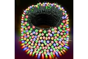 XURISEN 403FT Christmas Lights, 1000 LED Super Long String Lights 8 Modes & Memory Timer Plug in Twinkle Fairy Lights Decor for Home Xmas Party Wedding