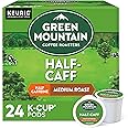 Green Mountain Coffee Roasters Half Caff, Single-Serve Keurig K-Cup Pods, Medium Roast Coffee, 24 Count