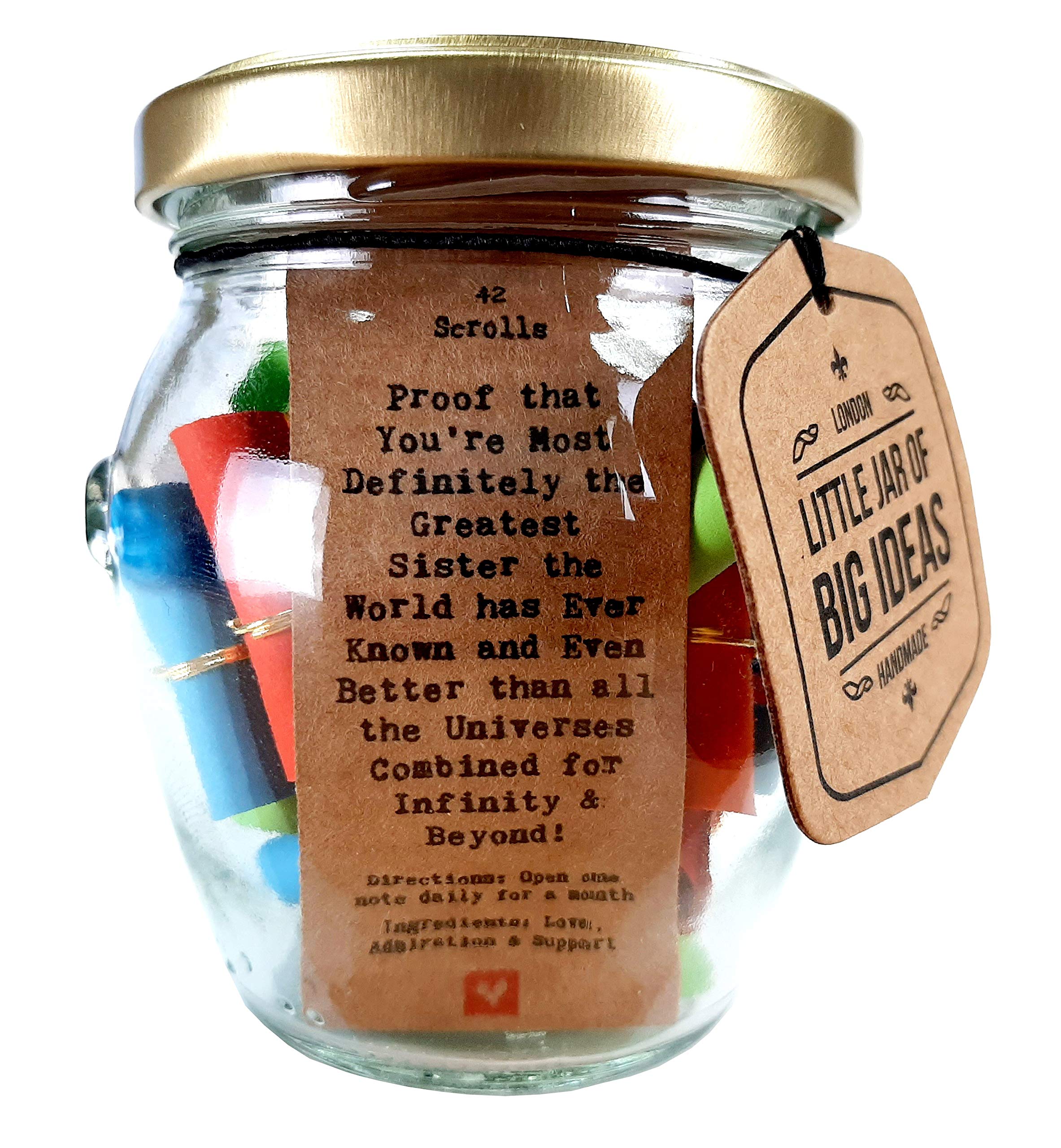 A Special Present for Sister - Proof that You're Most Definitely the Greatest Sister the World Has Ever Known and Even Better than all the Universes Combined for Infinity & Beyond – (Standard)