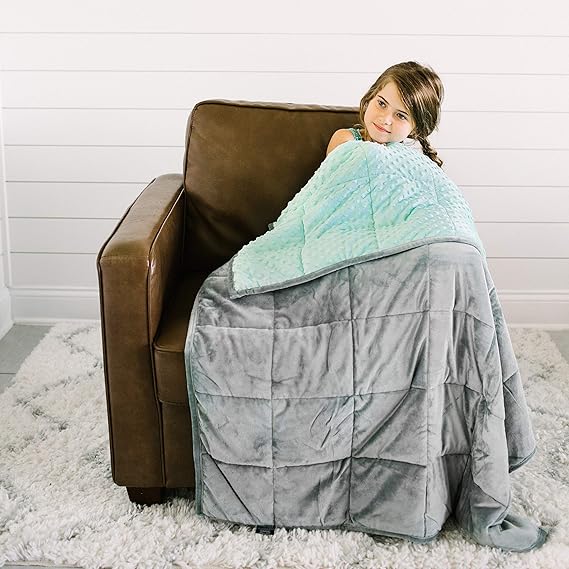 Amazon.com: HomeSmart Products Weighted Blankets Kids - 10lb 40x60 Mint