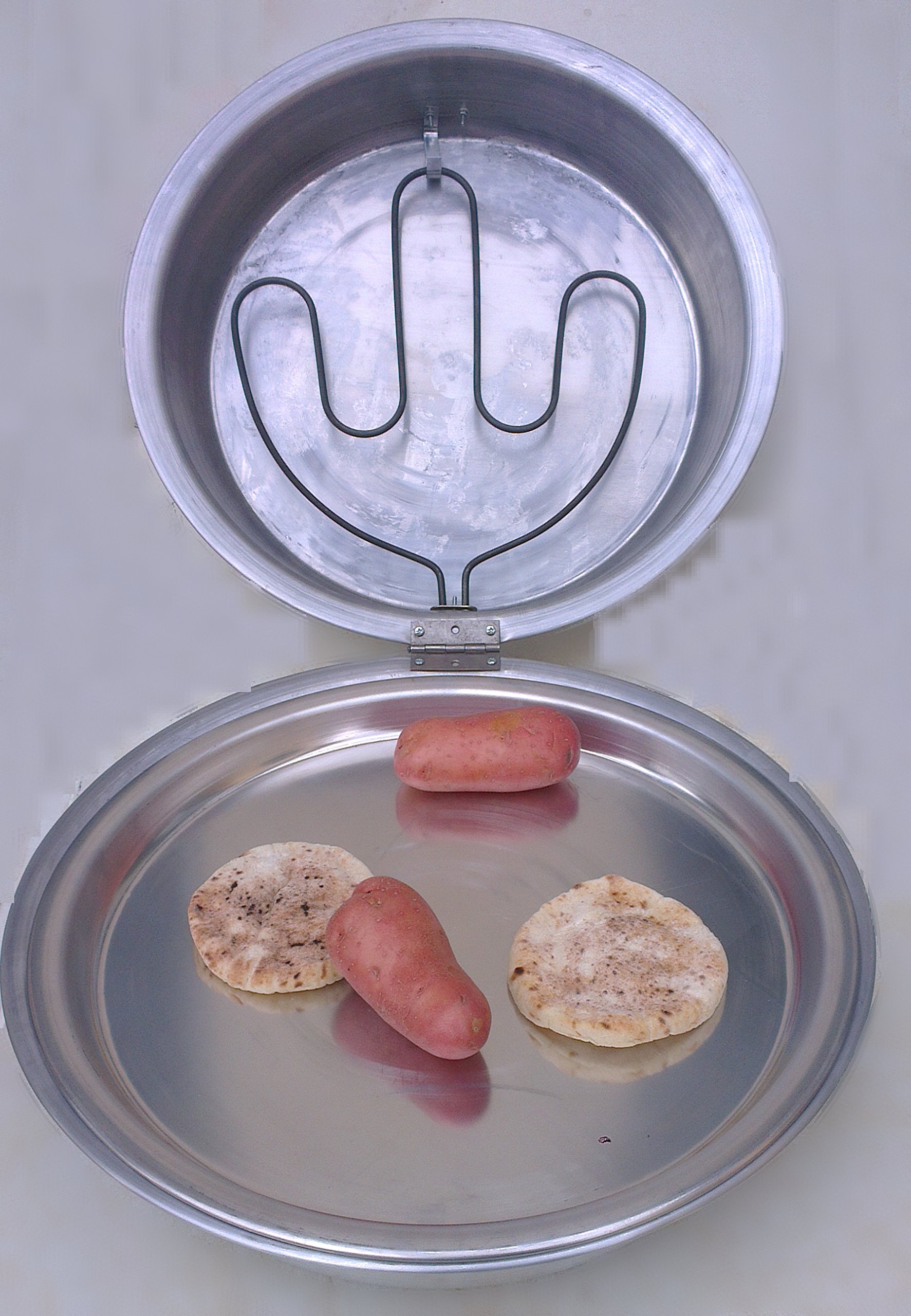 Pita Pot bread oven 220V 34Cm plate dual electric air heating tube High