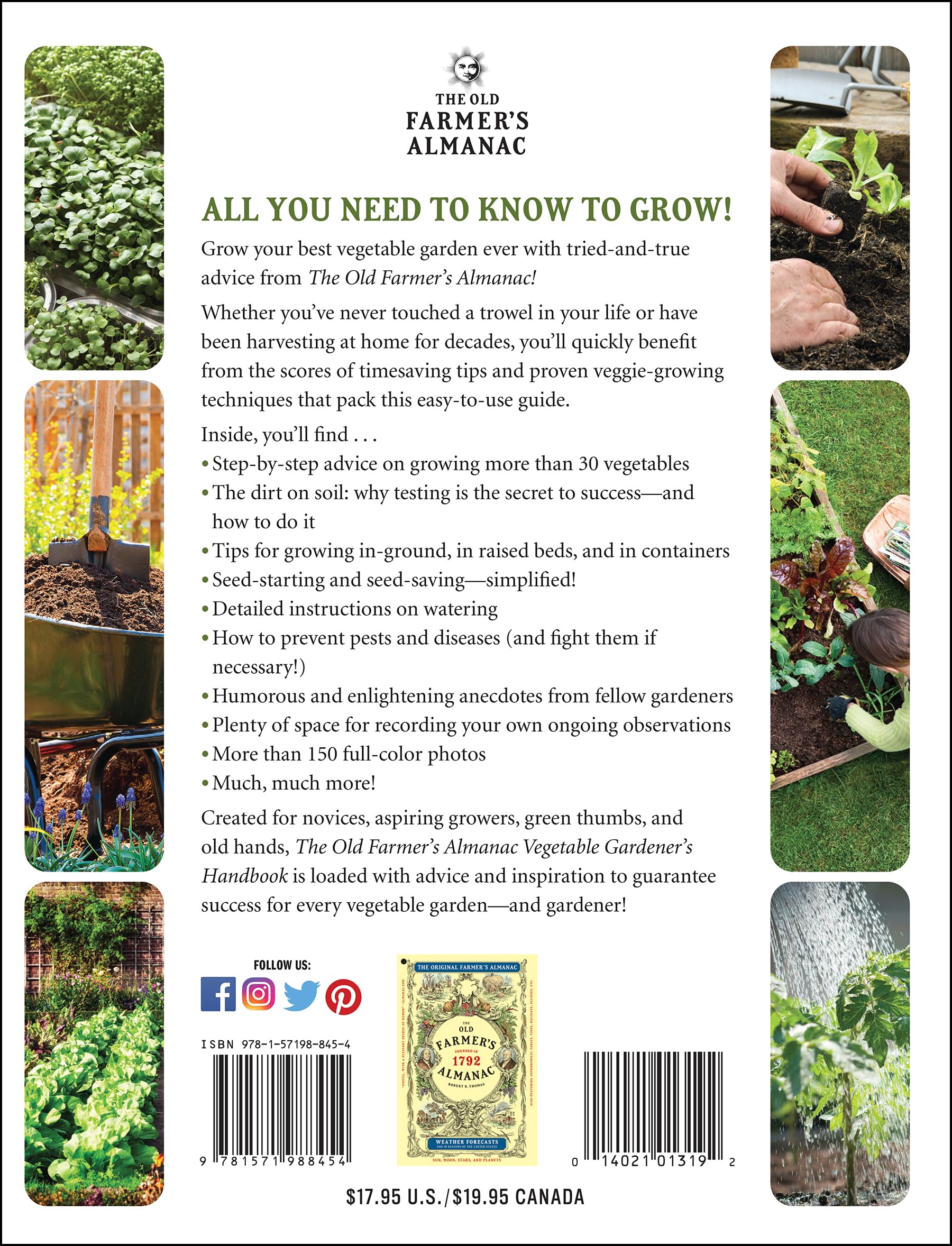 The Old Farmer's Almanac Vegetable Gardener’s Handbook