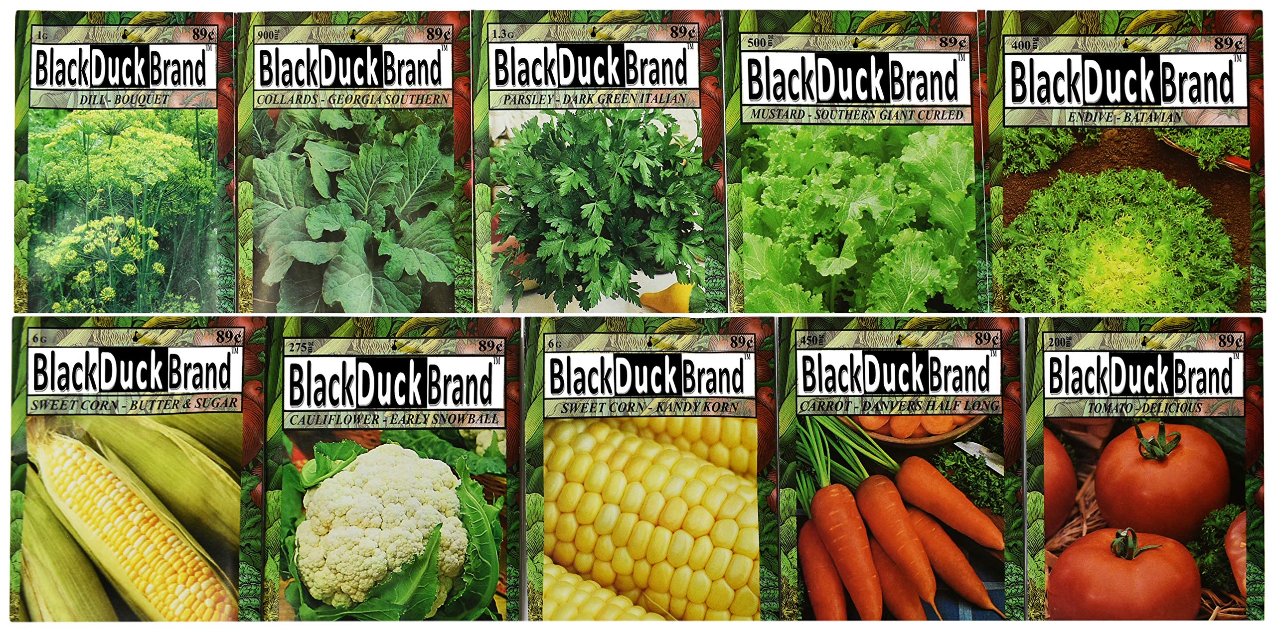 Set of 25 Premium Vegetable & Herb Seeds 25 Deluxe Variety Premium Vegetable & Herb Garden 100