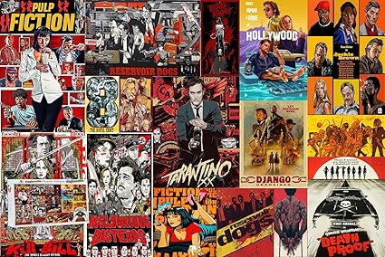 Logicpuz Tarantino Movie Collage Jigsaw 