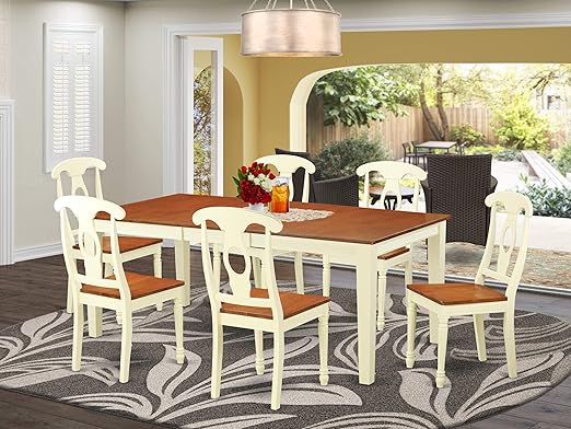 Amazon Com 7 Pc Kitchen Nook Dining Set Dining Table And 6 Dining Chairs Table Chair Sets