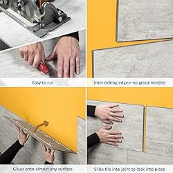 Palisade 23.2 in. x 11.1 in. Interlocking Vinyl