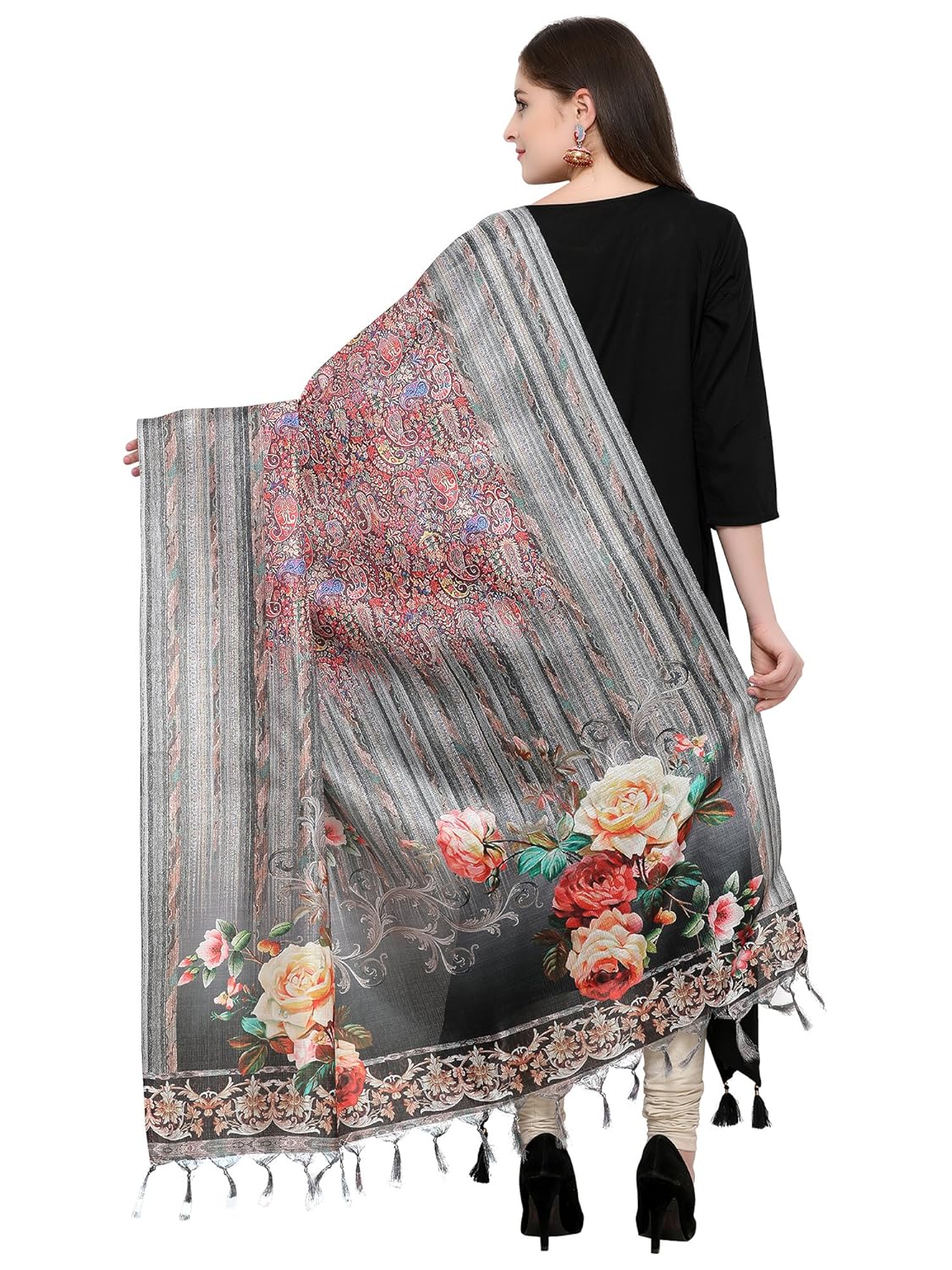 mrinalika fashion women's khadi silk digital print dupatta(grey_dgdpt36_free size)