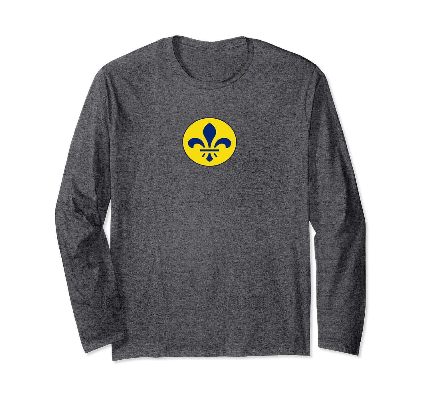 St. Louis (STL) Flag- Fleur de lis Long Sleeve T-Shirt-ANZ – Anztshirt