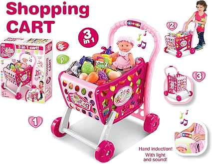 carrito de compras para niñas