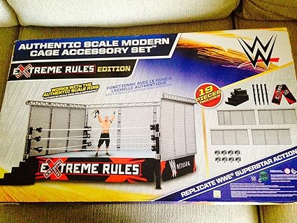 wwe authentic scale ring steel cage