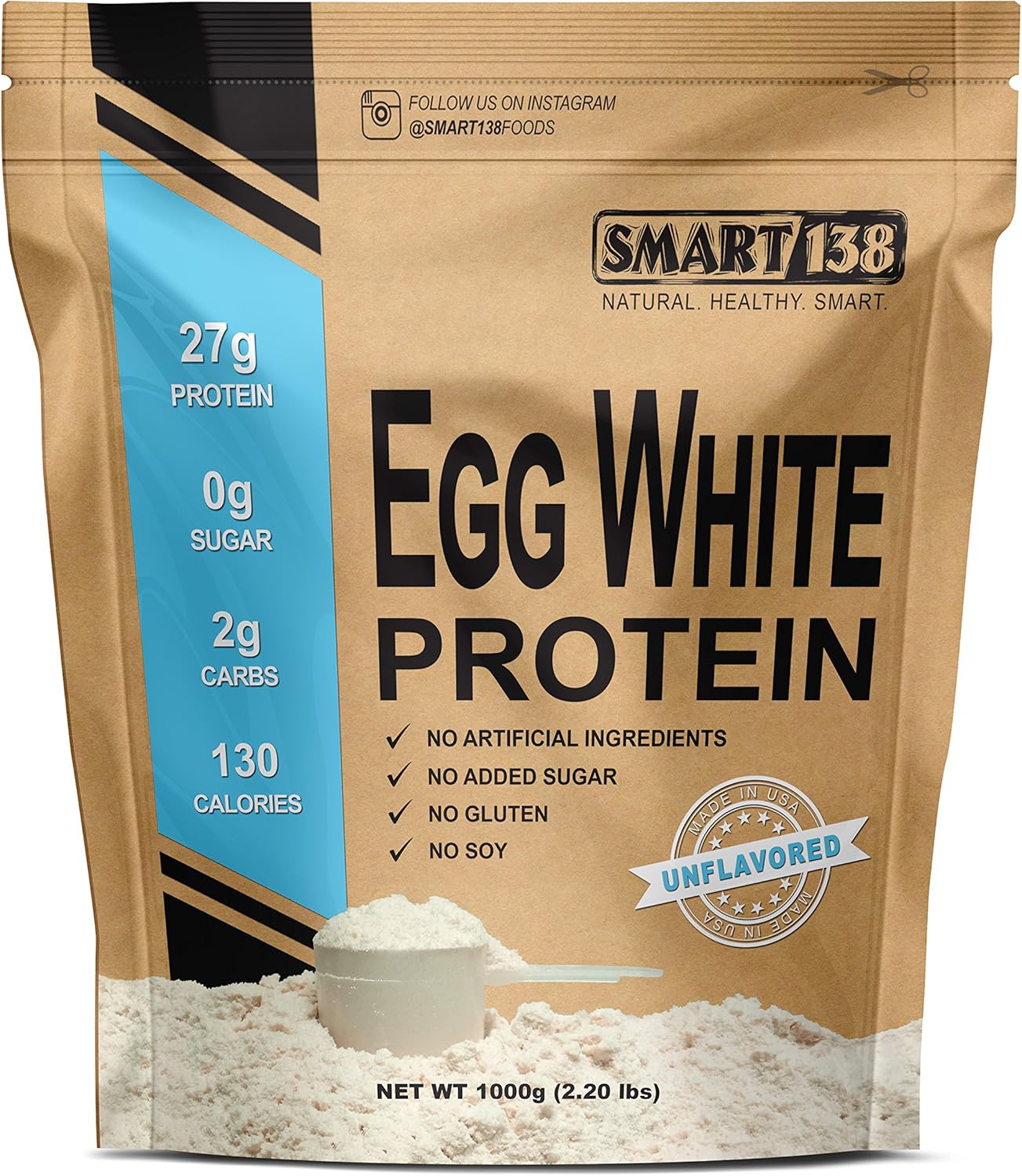 Pure Egg White Protein Powder, NonGMO, GlutenFree, Soy