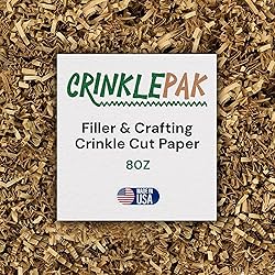 CrinklePak USA Made Crinkle Cut Paper Shred Filler