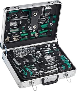 Brüder Mannesmann 124-tlg. Werkzeugsatz im Alukoffer, M29072