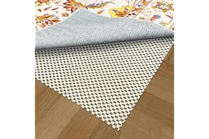 yongyangjuxin Non Slip Rug Pad Rug Gripper for Hardwood Floors, 7x10Ft Anti Skid Mat for Under Area Rugs, Thick Cushioned Carpet Pad for Floor Protection