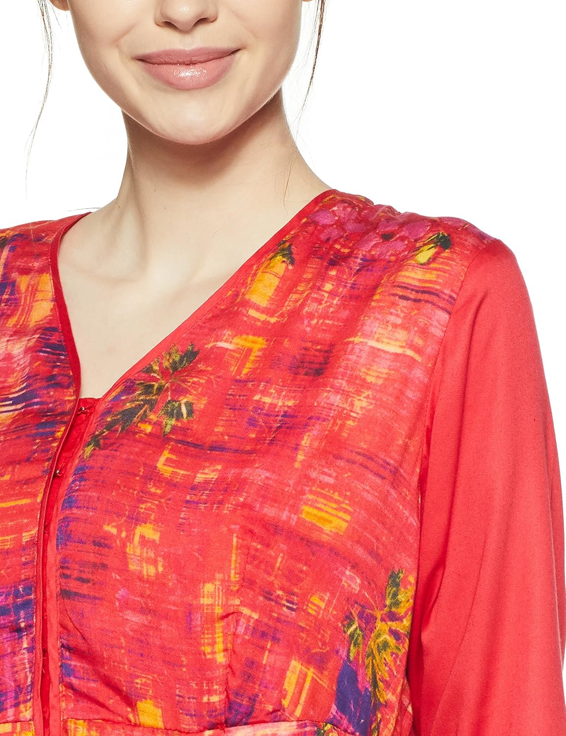 biba women's asymmetrical hemline salwar suit