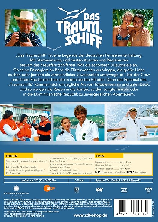 Das Traumschiff 01 Import Dvd Blu Ray Amazon Fr