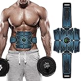 ABS Stimulator Muscle Toner,AB Machine for Abdomen/Arm/Leg,Muscle Stimulator for Muscle Growth, Ab Toning Belt Muscle Stimulator for Men and Women 1 Pack