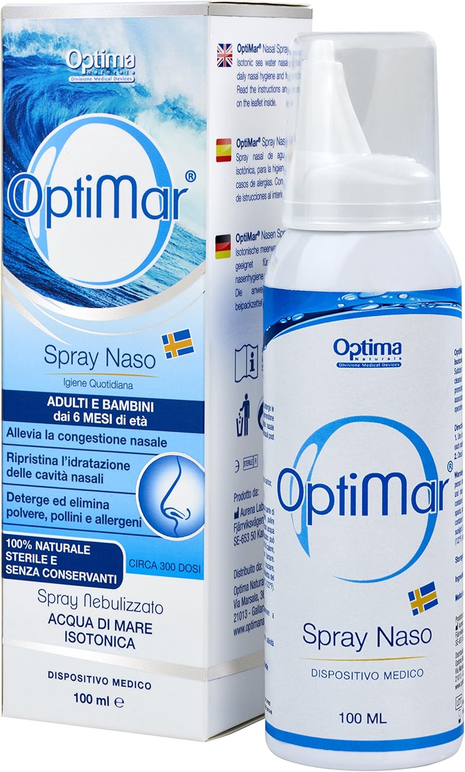 Optimar Dispositivo Medico Spray Naso 100 ml Amazon.it Salute e
