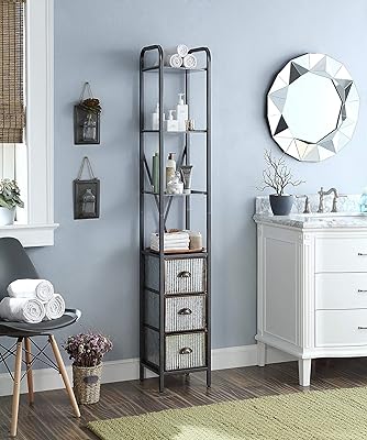 4D Concepts Intek DRAWER, Multi textured metal Gray and Galvanized