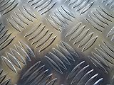 18AM034 Checker Plate Aluminium 500x250x2mm Anti Slip 2pc Set view 3