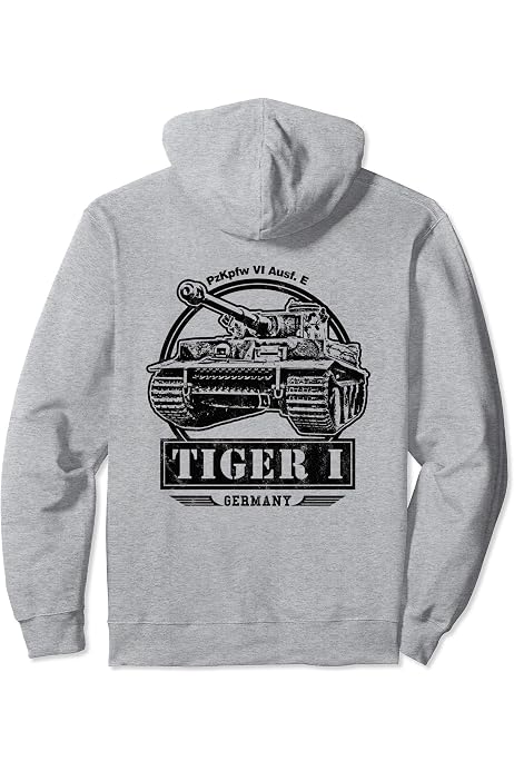 Amazon.com: Tiger I - WW2 Tank Pullover Hoodie : Clothing, Shoes u0026 Jewelry