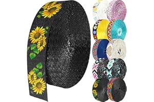 Grosun 1.5 inch Patterned Nylon Webbing Belt Webbing Straps Purse Straps Backpack Straps Nylon Belt