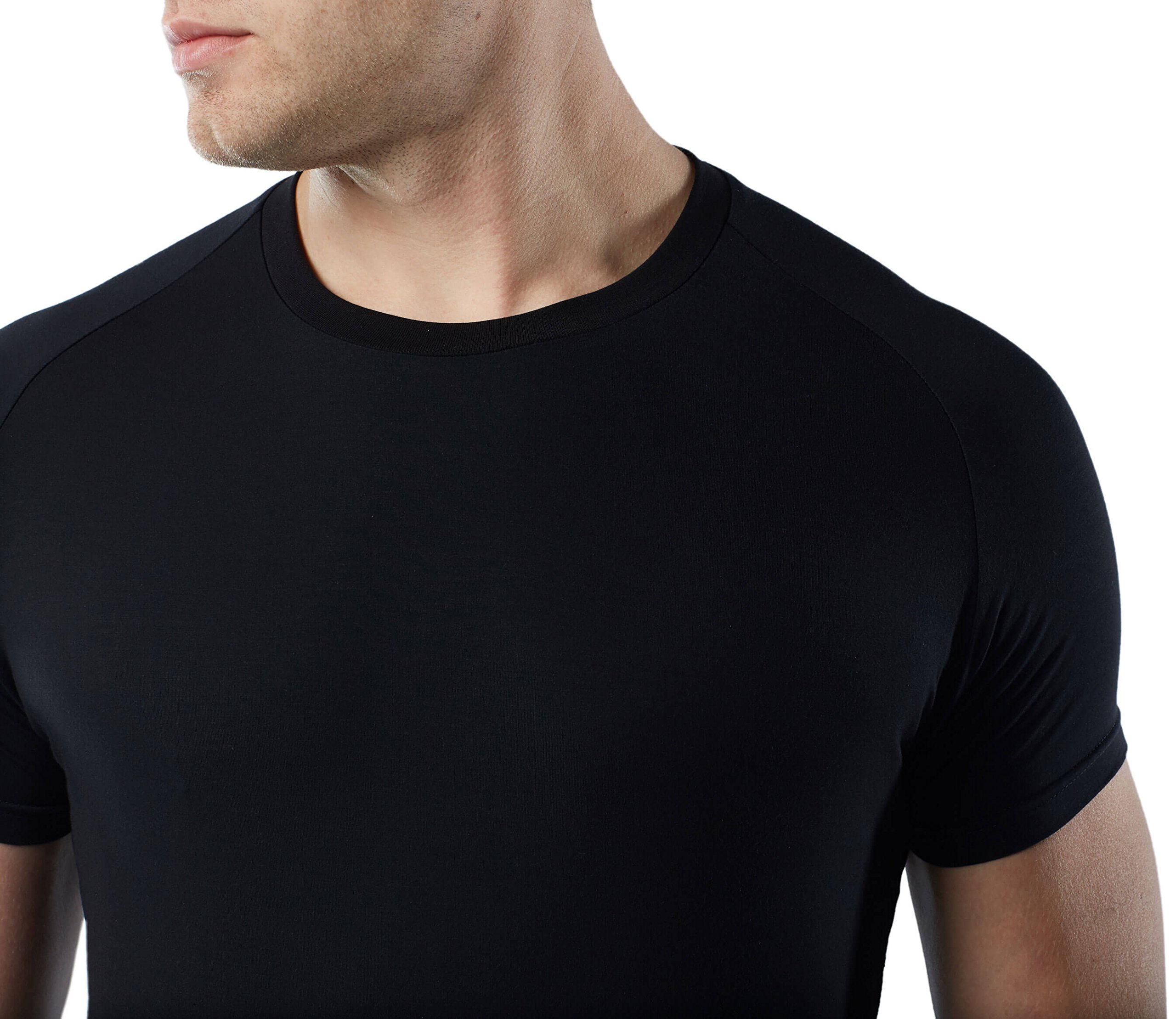 Mr. Davis Everyday Crew Neck Tee - Bamboo Modal Blend, Super Soft - View #10