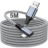 Link Cable 16ft Compatible for Oculus Quest 2/1, Fatorm USB 3.2 Gen 1 Type A to C Charging Cable for VR Headset Gaming PC/Ste
