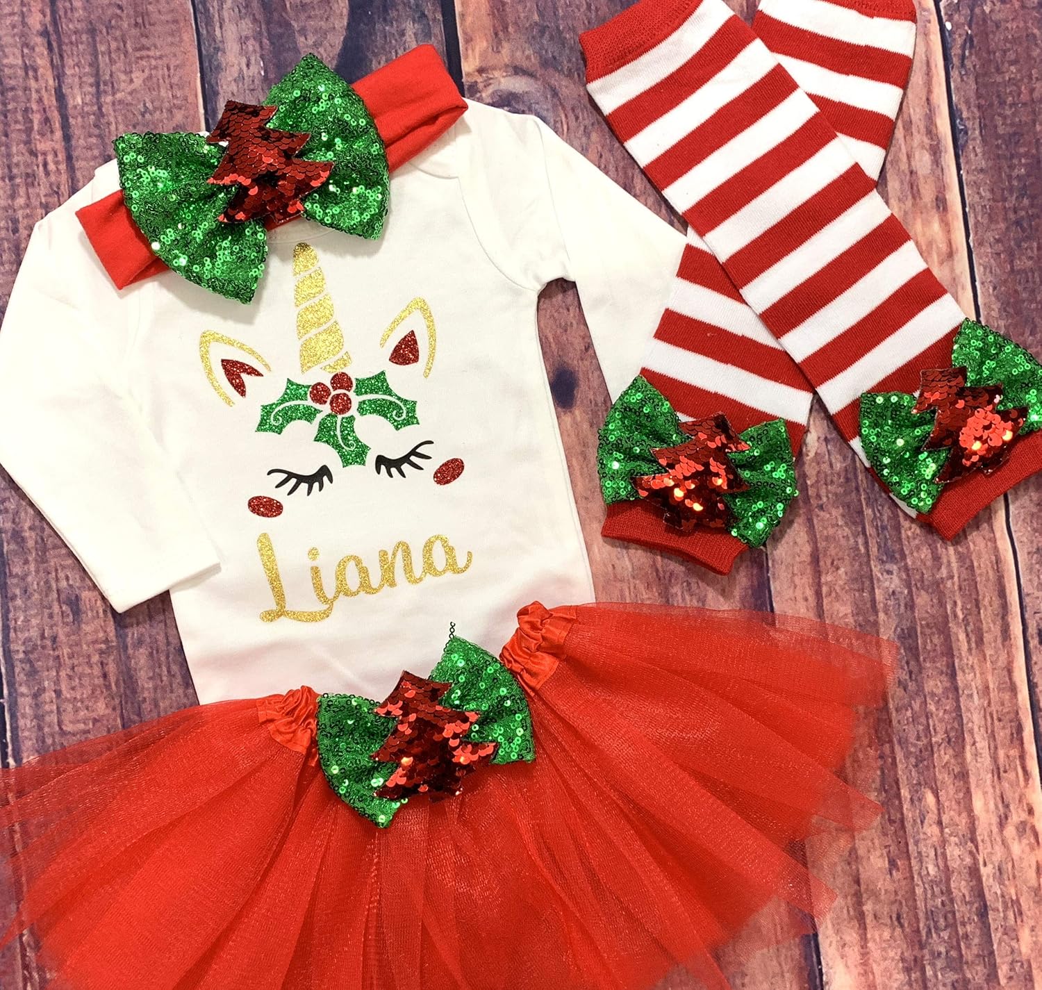 unicorn christmas outfit