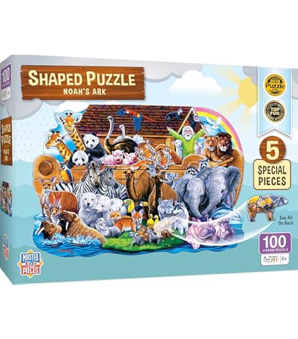 Amazon.com: Noah's Ark by Bill Bell ~ 550 Piece Puzzle Vintage