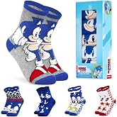 Sonic The Hedgehog Boys Socks, 5 Pack Crew Socks
