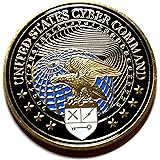 Cyber Command Military Family Large Colorized Challenge Art Coin