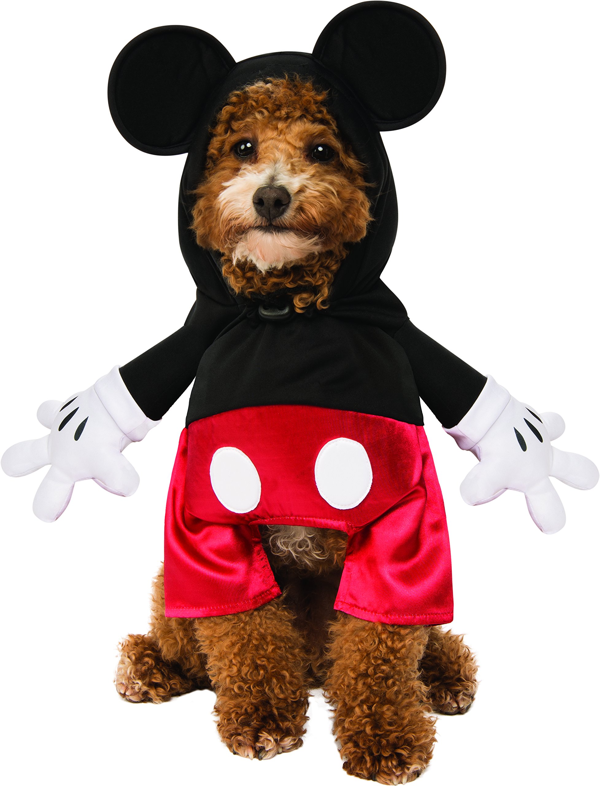 Rubie's unisex adult Disney: Mickey & Friends Pet Costume, Mickey Mouse Party Goods, Multicolor, M Neck 14.5 Girth 20 Back 15 US