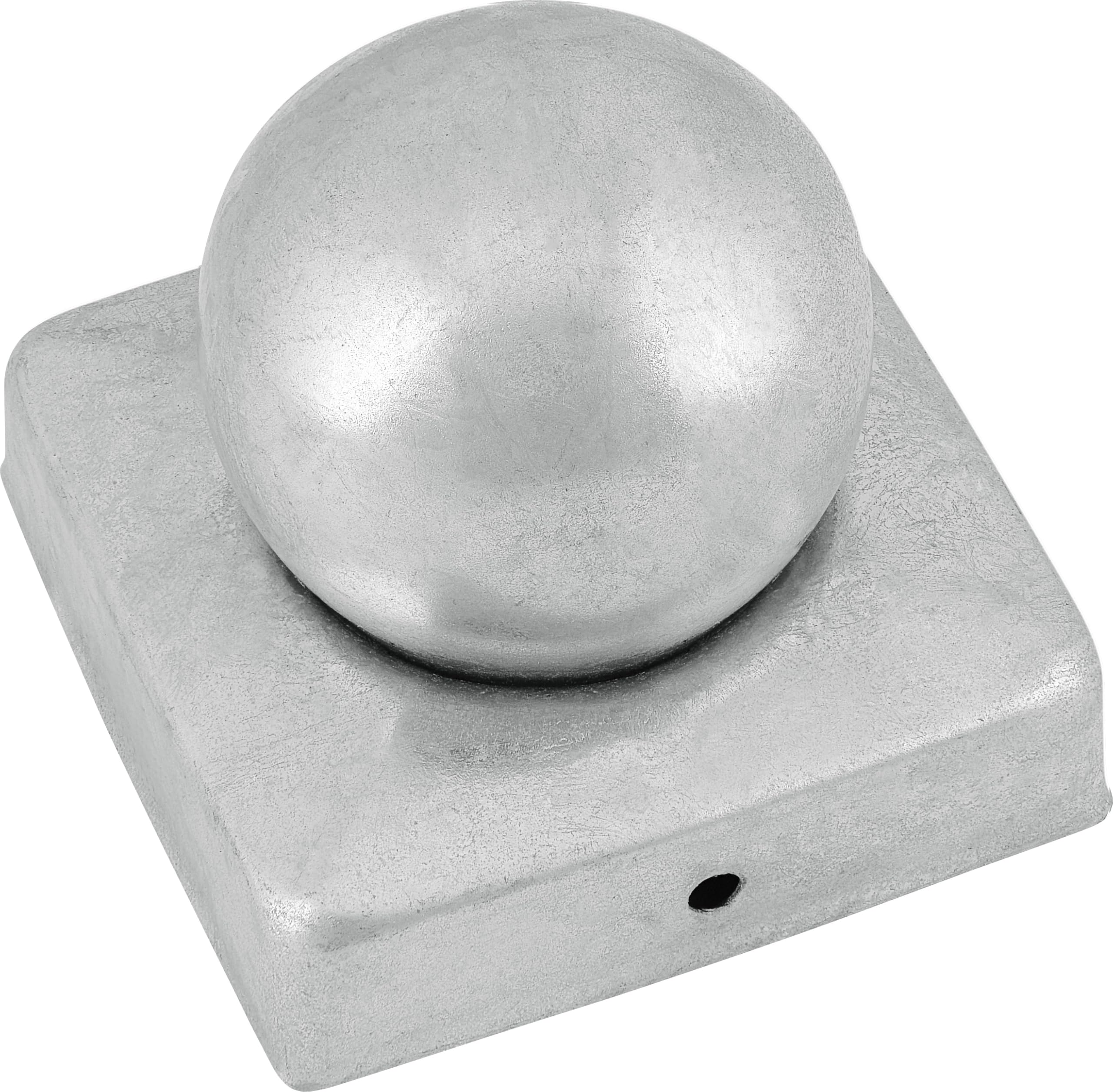 Connex Post Caps 70 x 70 mm with Ball, Material: Galvanised, 1 Piece, HV4292