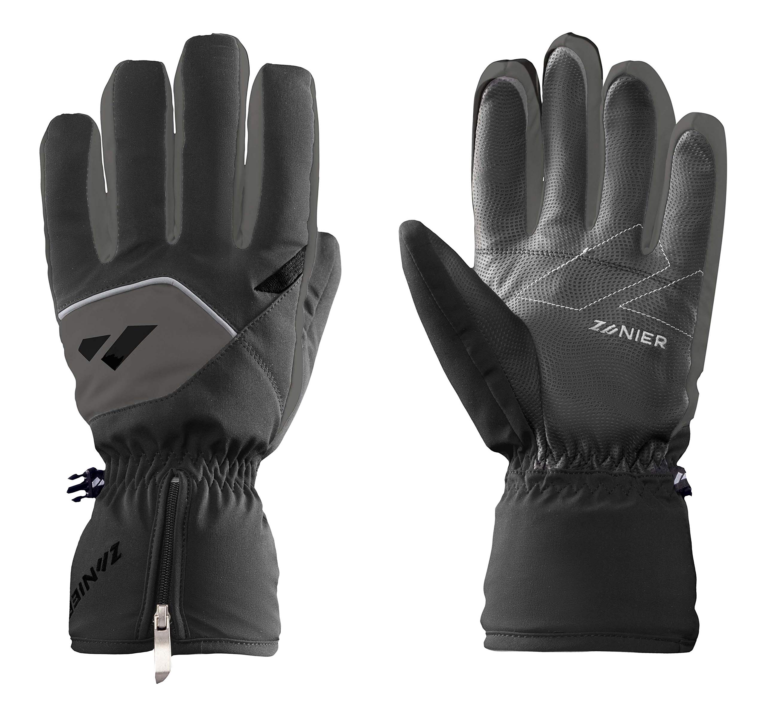 Zanier Unisex Youth 93488-2093-5.5 Gloves, Black, Anthracite, 5.5