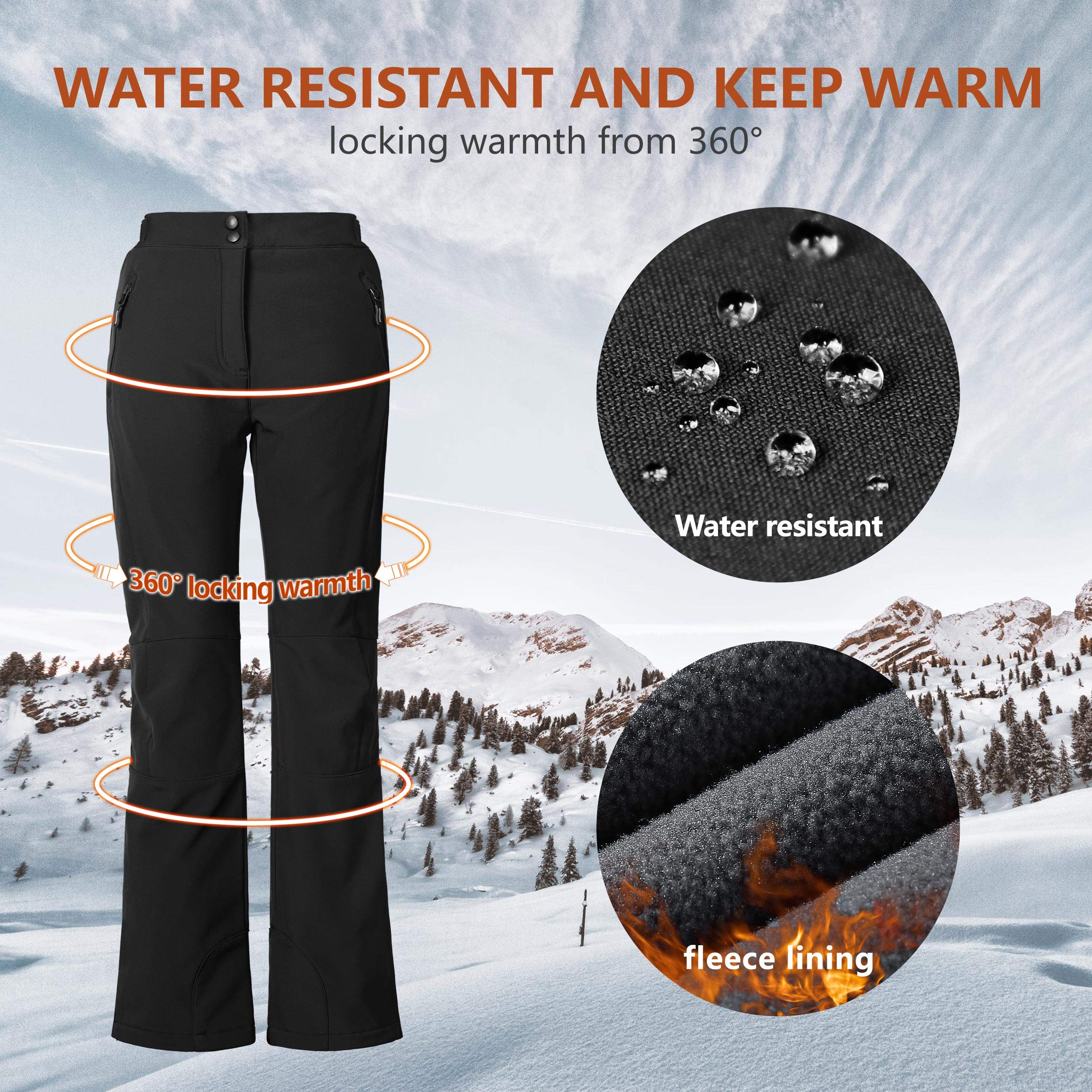 Softshell Ski Snow Pants