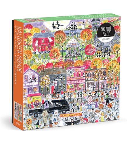 thumbnail image 2 of SUNSOUT "A Drive Down Main Street" 500 Piece Jigsaw Puzzle - 18x24 Inch Christmas Scene 2 of 12
