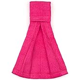 Suddora Football Towel, Pure Cotton Quarterback Field with Hook & Loop Closure, Sports Towels for Sweat & Maintaining Grip, Versatile Towel for Gym, Yoga, Youthful, Pink