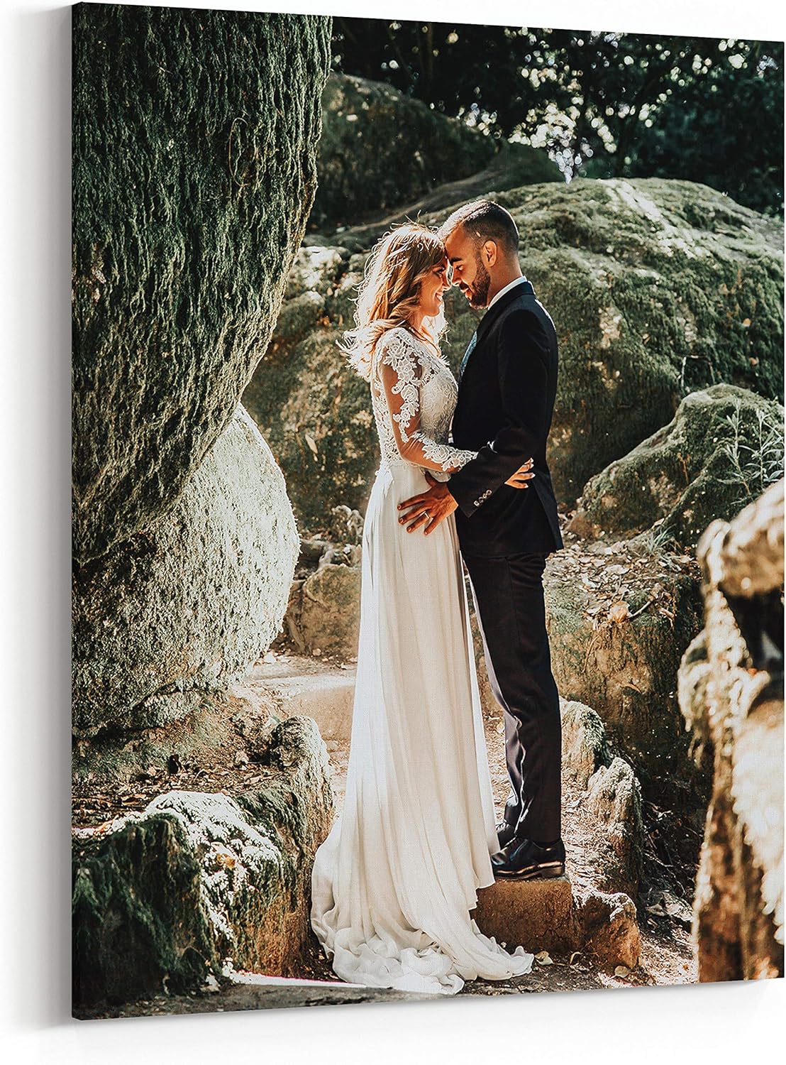 Wall Décor - Personalized Custom Canvas Prints: Photo On Canvas (Framed 11X14) Transform Your Photos into Stunning Framed Wall Art Digitally Printed Photo To Canvas Ideal for Home Decor Gifts Keepsakes