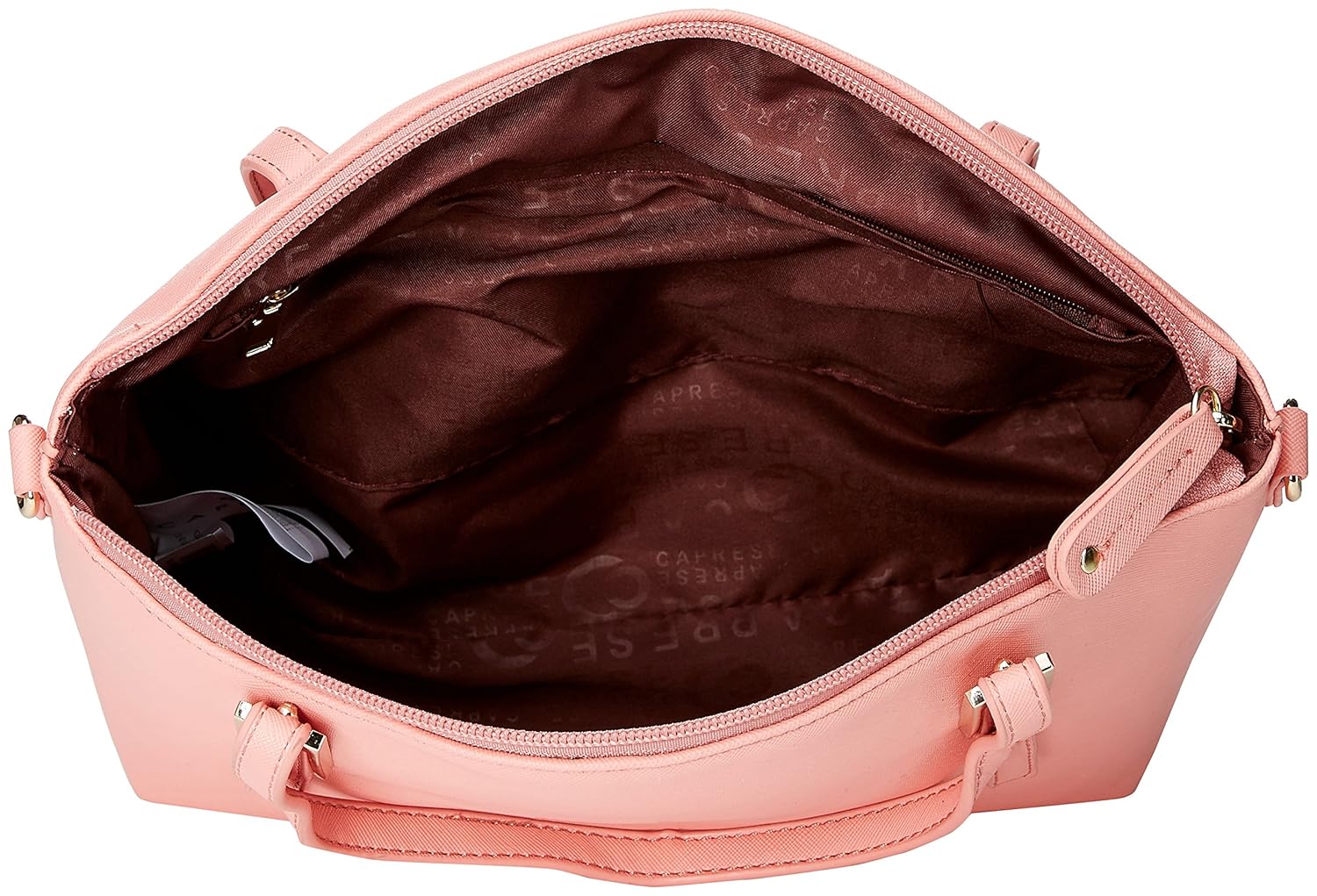 caprese livia women's satchel (pink) ()