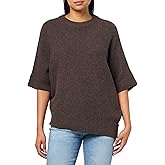 VELVET BY GRAHAM & SPENCER Women's Coco Superb Sweater, Espresso, X-Small