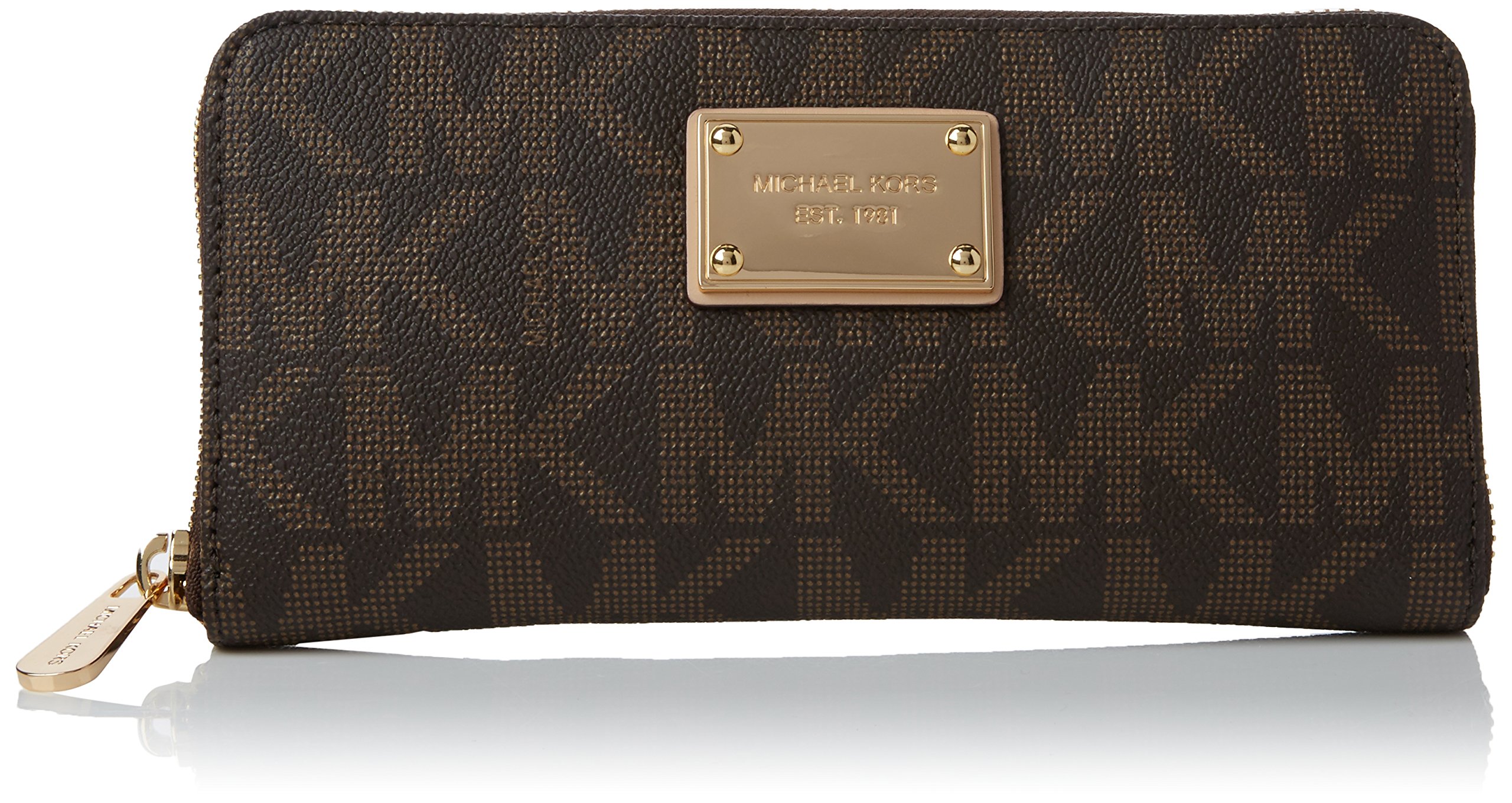 MICHAEL Michael Kors Mk Logo Zip Around Continental Wallet