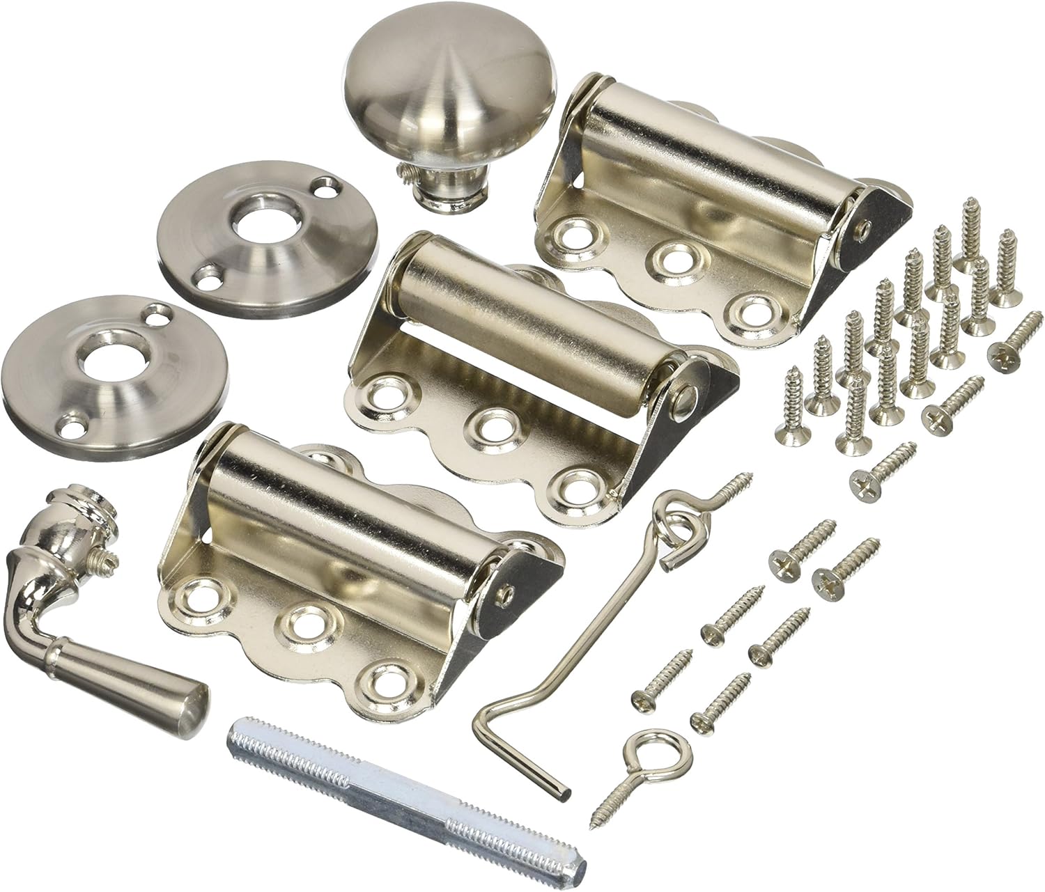 Wright Products V321BR Brass Bright Vinyl Or Wood Door Hardware Screen