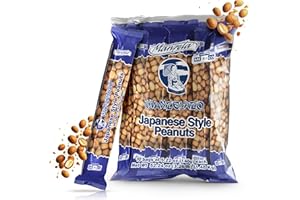 Manzela Japanese Style Coating Peanuts | Crunchy with Flavorful Sauce, Savory & Slightly Sweet, Unique Texture, Authentic Mexican Snack, Cacahuates Japoneses Mexicano, Size 10 ct/6.35 oz Each, 1-Pack