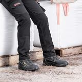 Black Hammer Safety Boots Waterproof Steel Toe UK 11 S3 SRC Oil Slip Resistant view 2