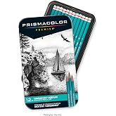 Prismacolor Premier Turquoise Graphite Sketching Pencils, Medium Leads, 12 Pack